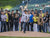 White Sox player Danny Farquhar throwing ceremonial first pitch