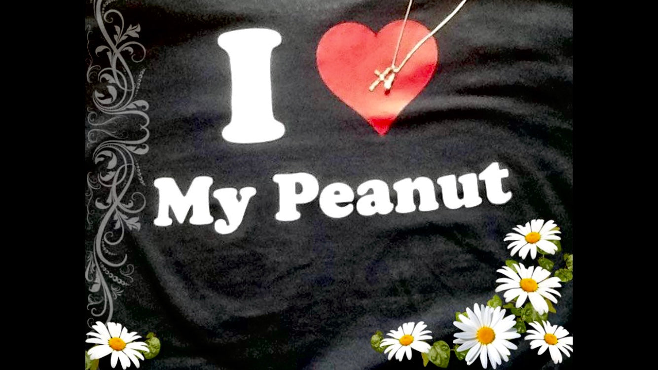 I love my peanut shirt with sunflowers