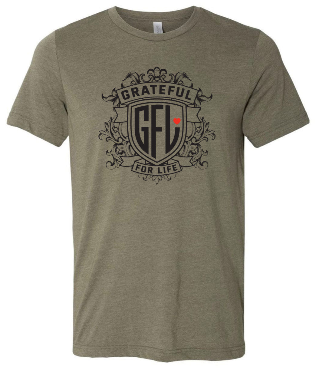 GFL Crest with Heart T-Shirt (olive)