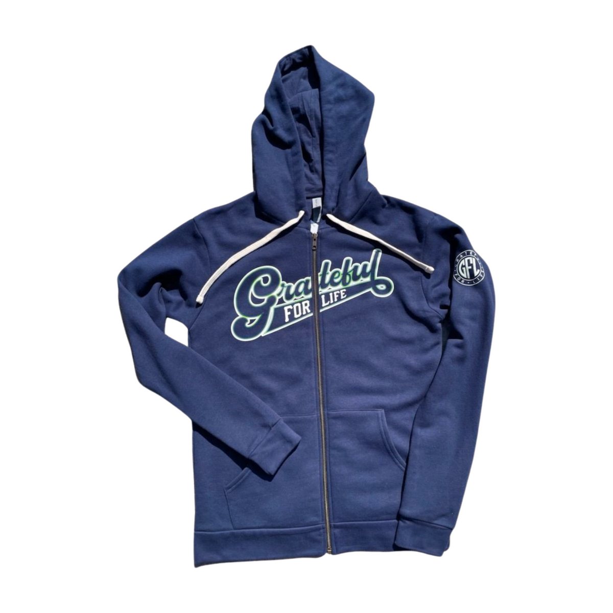 Blue GFL Zip-up Hoodie