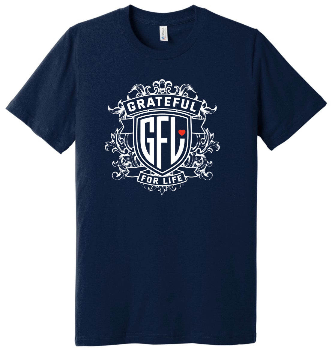 GFL Crest with Heart T-Shirt (navy)
