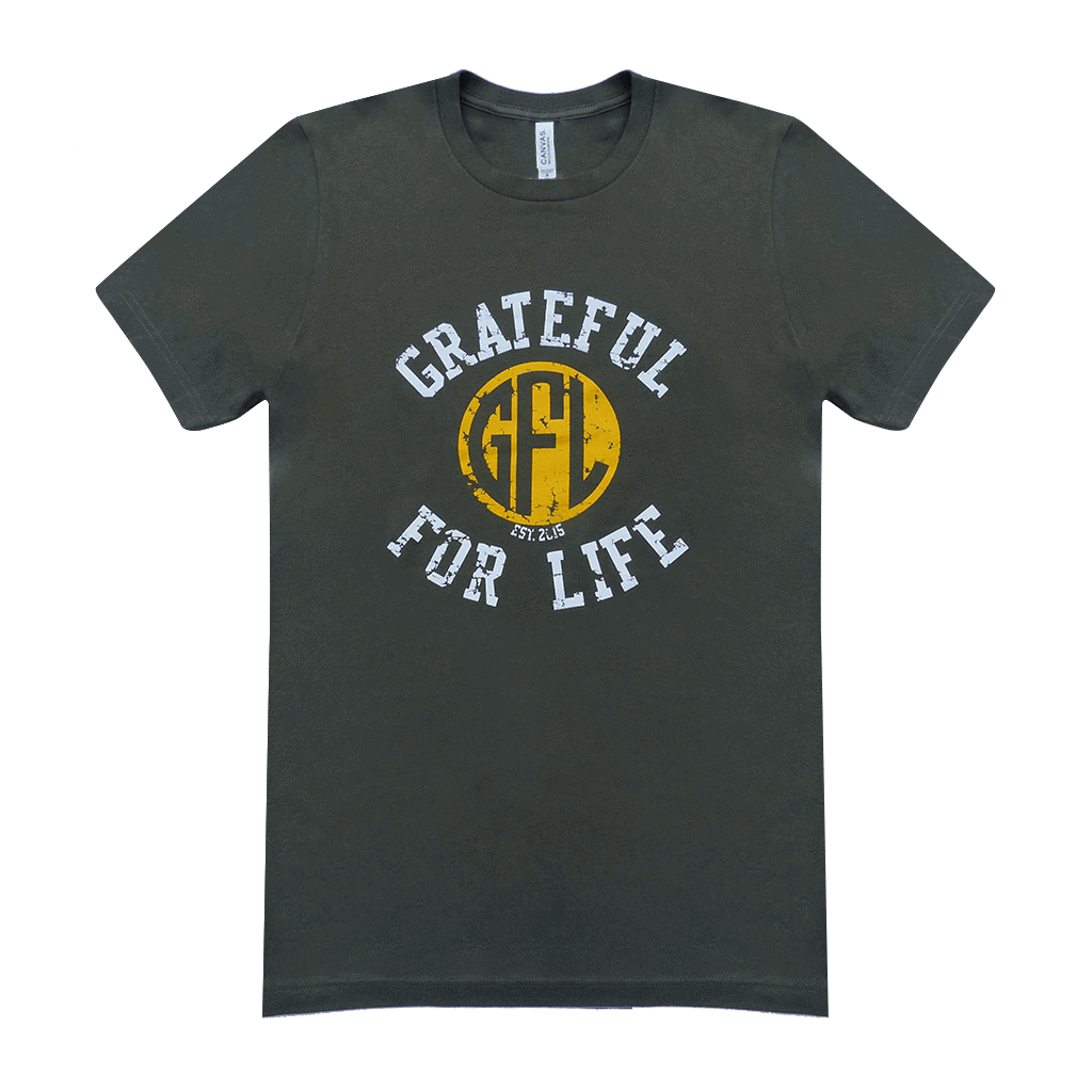 Grateful For Military Green